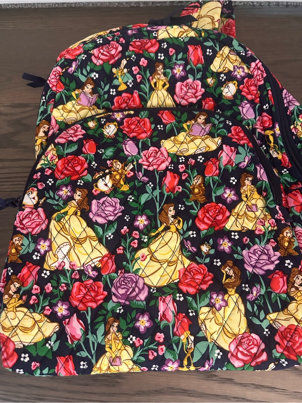Vera Bradley Limited Edition Disney’s Belle Large Backpack NWT - Picture 6 of 16